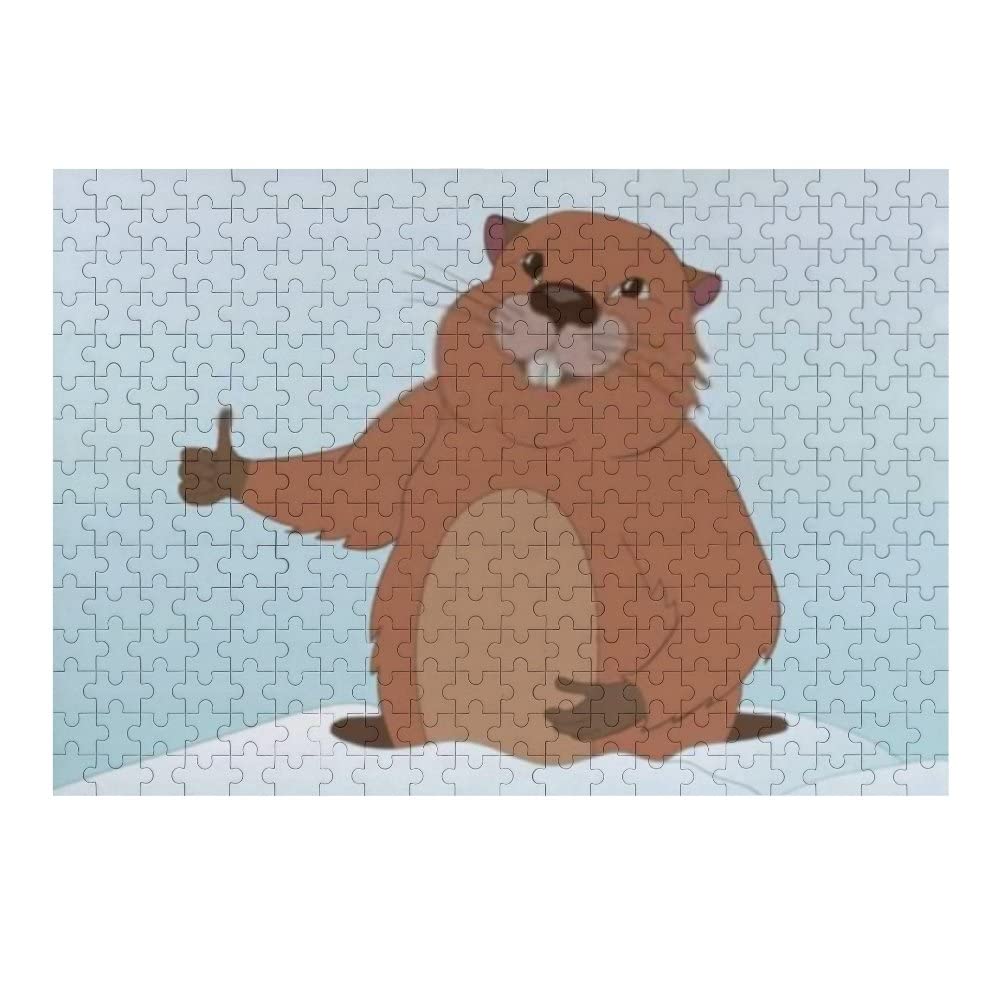 300-Piece Happy Groundhog Day Jigsaw Puzzle for Adults, Teens & Kids – Creative Gift, Fun Family Game (Multiple Sizes) – Perfect for Holiday Celebrations, Classroom Activities & Family Bonding Time