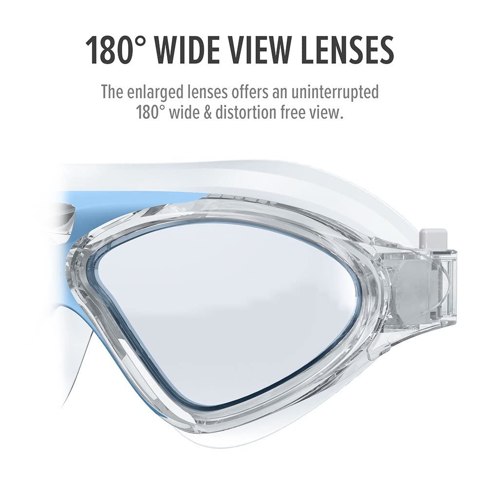 Professional Anti-Fog Clear Swimming Goggles with UV Protection - Comfortable & Durable for Pool, Beach, and Competitive Swimming