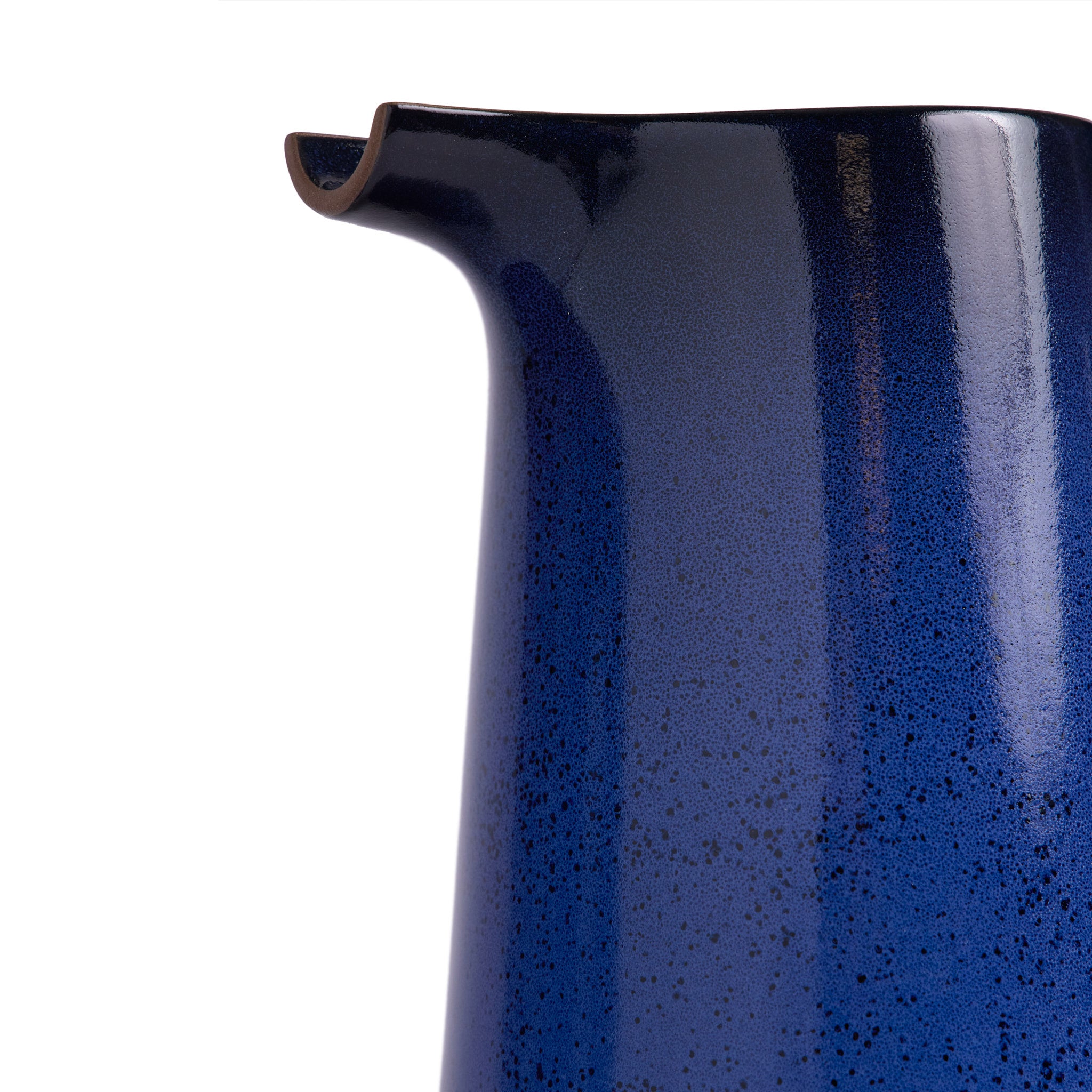 Premium Large Pitcher in Moonstone & Midnight - Elegant Glass Water Pitcher for Iced Tea, Lemonade & Entertaining - Perfect for Parties, Dining & Home Decor