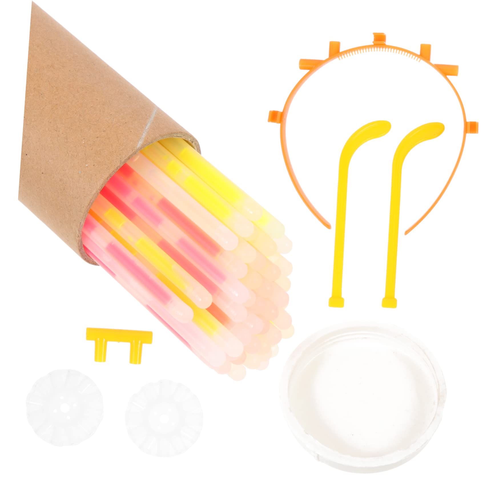 Abaodam 12-Piece Glow Stick Party Pack - Neon Light Up Bracelets, Glow Glasses & Lollipop Toys for Kids - Perfect for Birthday Parties, Raves, Concerts & Night Events