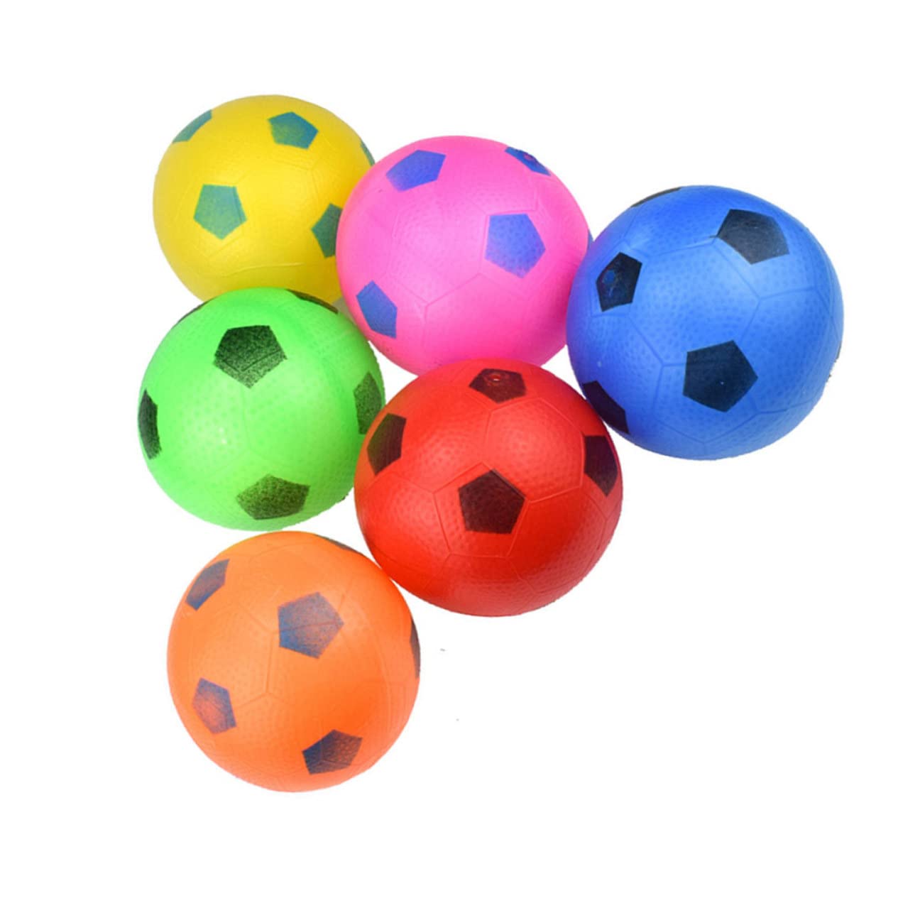 **ERINGOGO 9-Piece Inflatable Soccer Ball Set - Fun Water & Outdoor Play Toys for Kids, Beach Balls, Playground Balls, Small Football for Backyard, Pool, Beach & Park Games**
