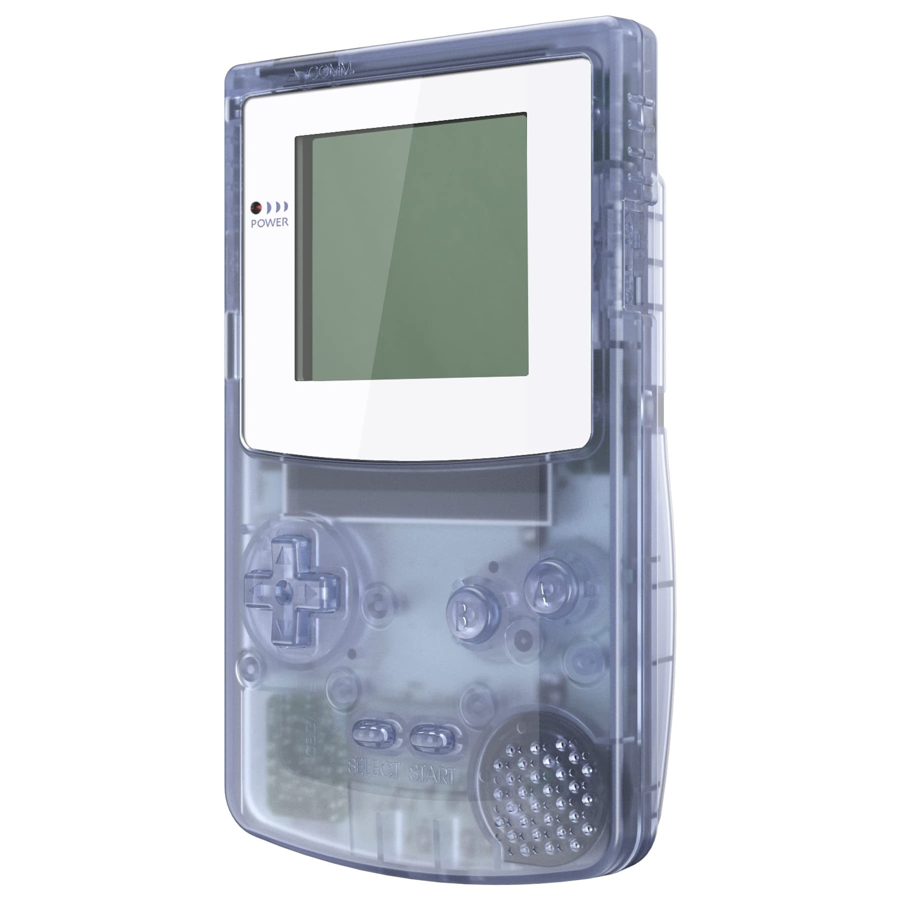eXtremeRate Glacier Blue Replacement Shell Full Housing Cover & Buttons for Gameboy Color (GBC) - Compatible with OSD IPS, Regular IPS & Standard LCD Screens - DIY Console Upgrade Kit - Perfect for Gaming Enthusiasts & Retro Modding Projects