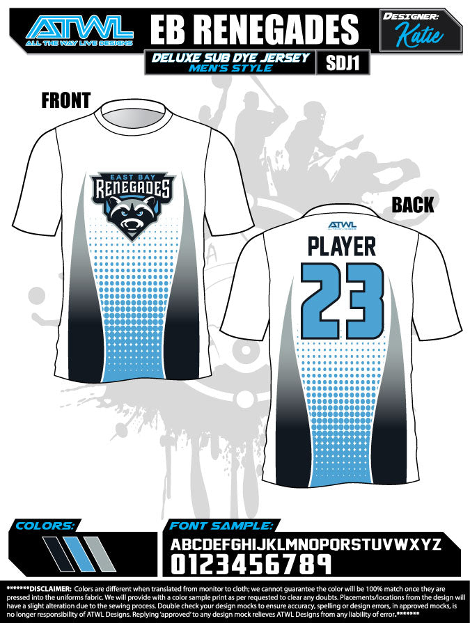 East Bay Fall League Men's Sublimated Basketball Jerseys - Custom Team Uniforms for Basketball Tournaments & Streetwear Fashion