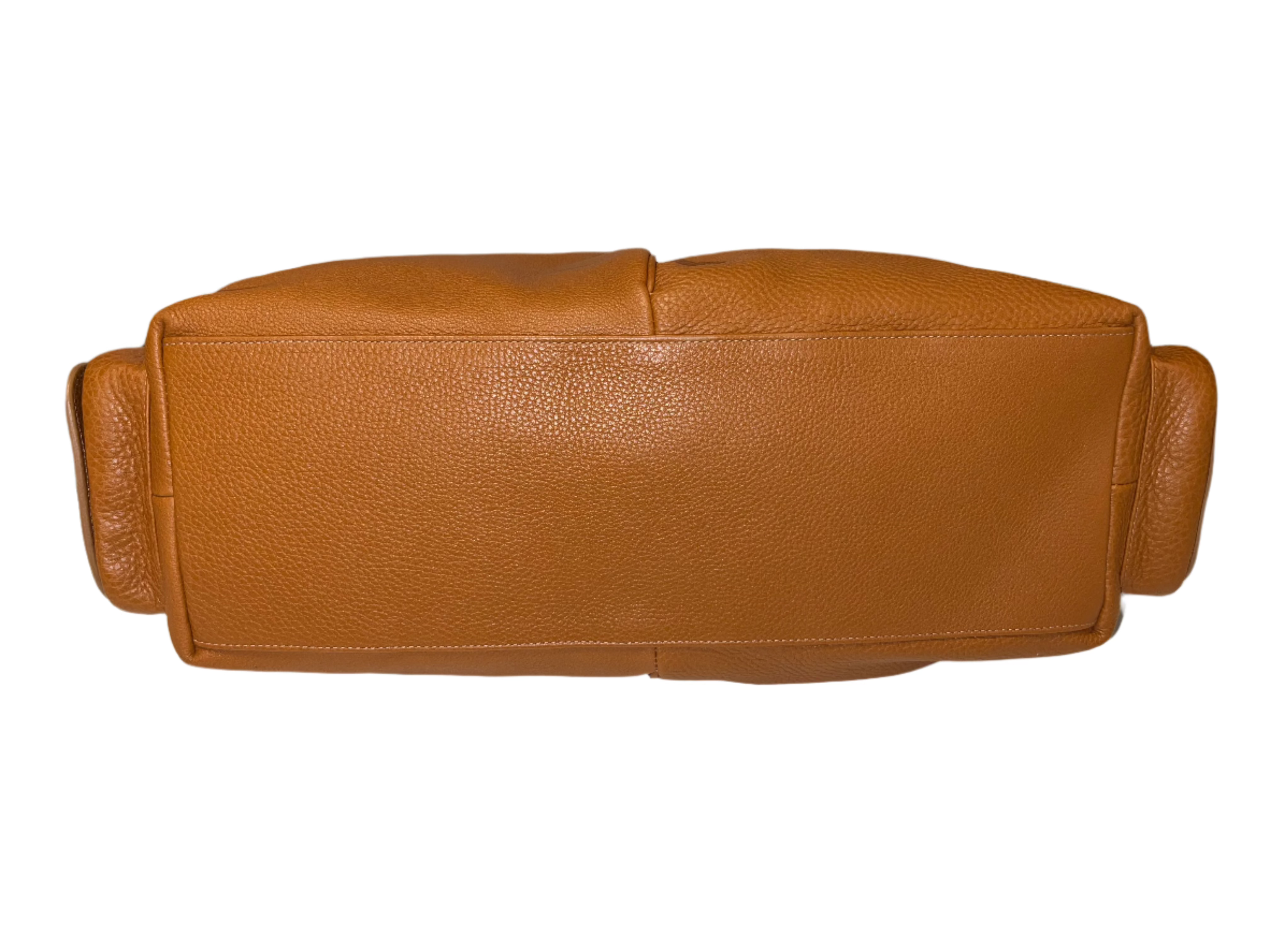 Bvlgari Chiara Collection Light Brown Leather Shoulder Bag for Women - Luxury Designer Handbag for Work, Travel & Evening Events