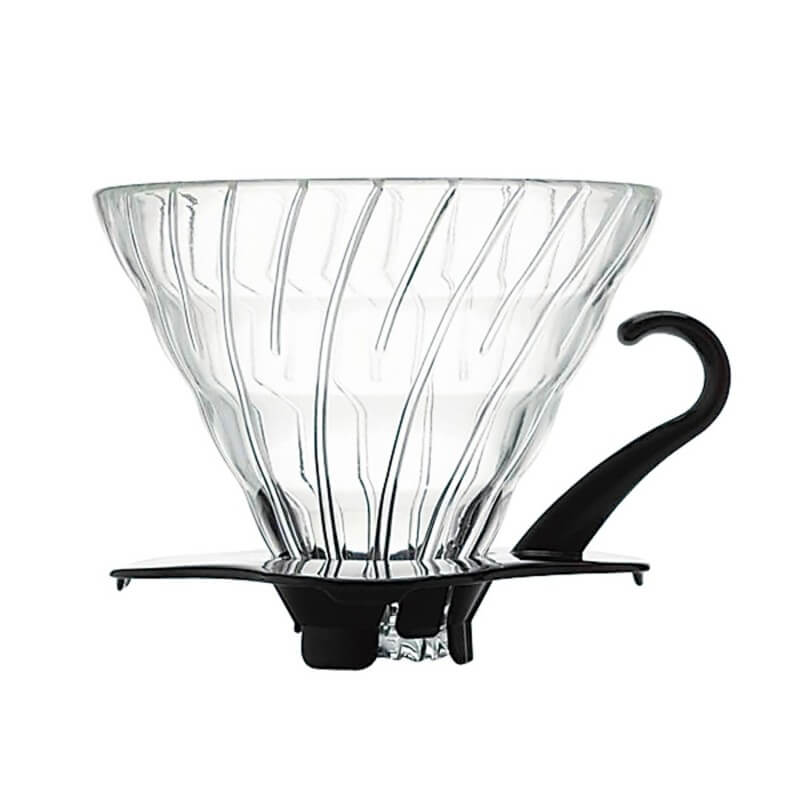 Hario V60 Glass Coffee Dripper - Perfect for Pour Over Brewing at Home, Office, or Travel