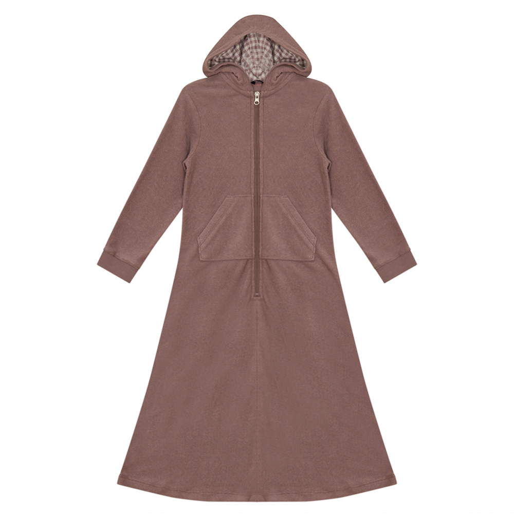 Soft Plaid Terry Cloth Robe for Women & Men - Cozy Bathrobe with Pockets - Perfect for Spa, Lounging & Relaxation at Home