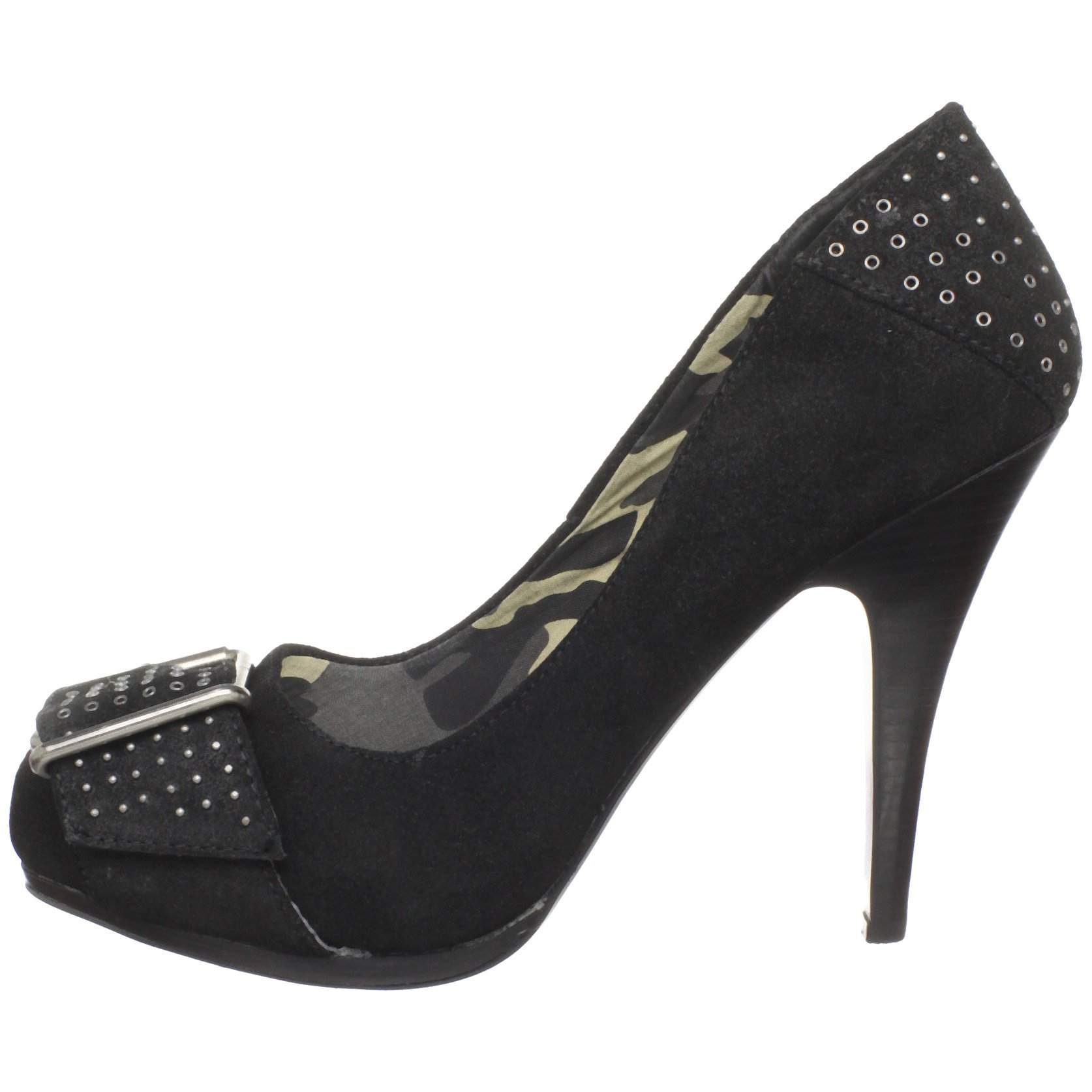 Naughty Monkey Women's Rugged Racey Platform Pump Shoes - Stylish High Heels for Night Out, Party & Date Night | Comfortable Dress Pumps for Work & Special Occasions
