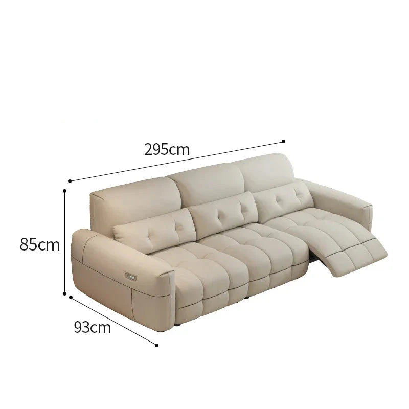 Soft Lazy Reclining Loveseat Sectional Sofa - Ultra Comfortable Modern Living Room Furniture for Small Spaces | Perfect for Apartments, Movie Nights & Relaxing
