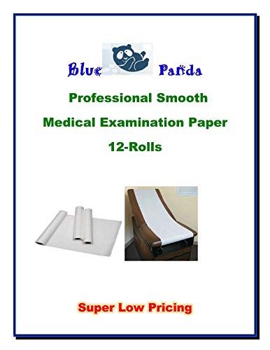 Blue Panda Examination Table Paper Roll - 21 Inch Wide, 1000 Feet Long, Medical Grade, Tear-Resistant - Perfect for Doctor's Offices, Clinics, and Medical Exams