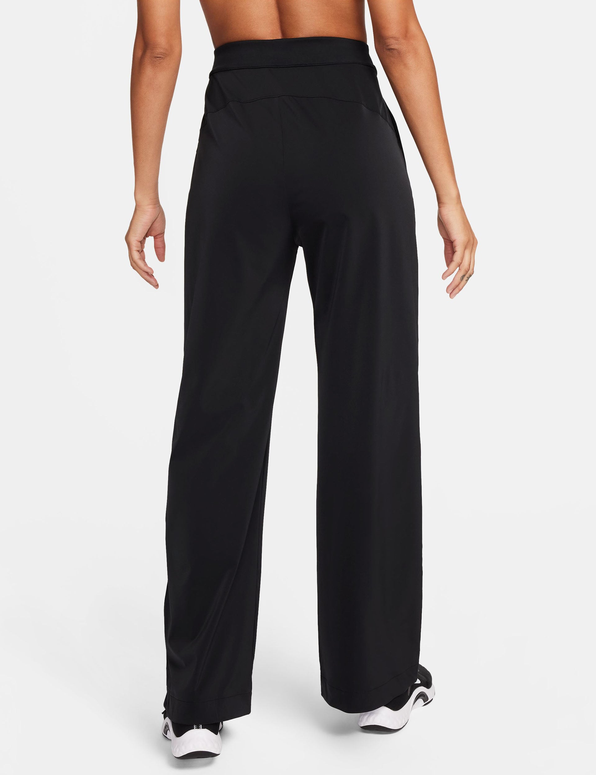 Bliss Dri-FIT Performance Trousers for Men & Women - Moisture-Wicking, Quick-Dry Workout Pants - Black/Clear - Ideal for Running, Gym, Yoga & Outdoor Activities