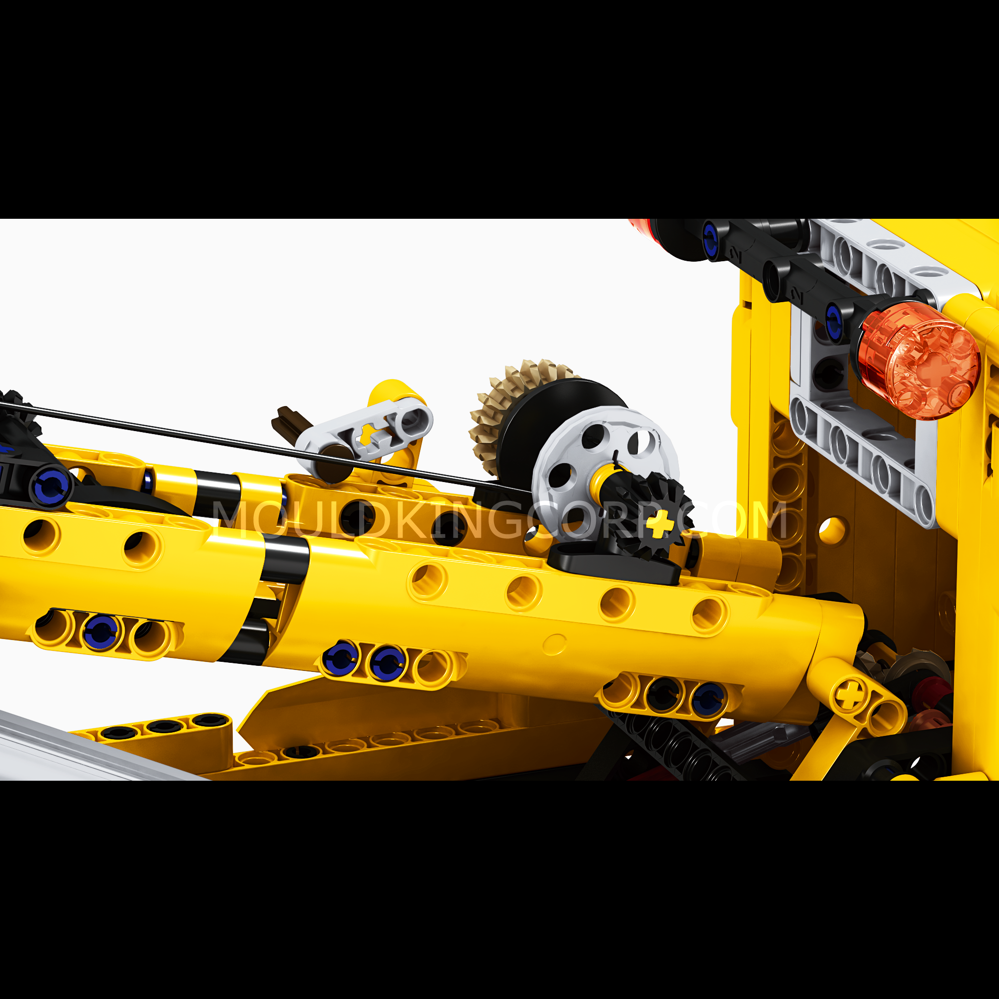 MOULD KING 17011 Road Trailer Building Blocks Set - 1,277 PCS Construction Toy for Kids & Adults | STEM Educational Toy for Creative Play, DIY Truck Model Building & Collector's Display