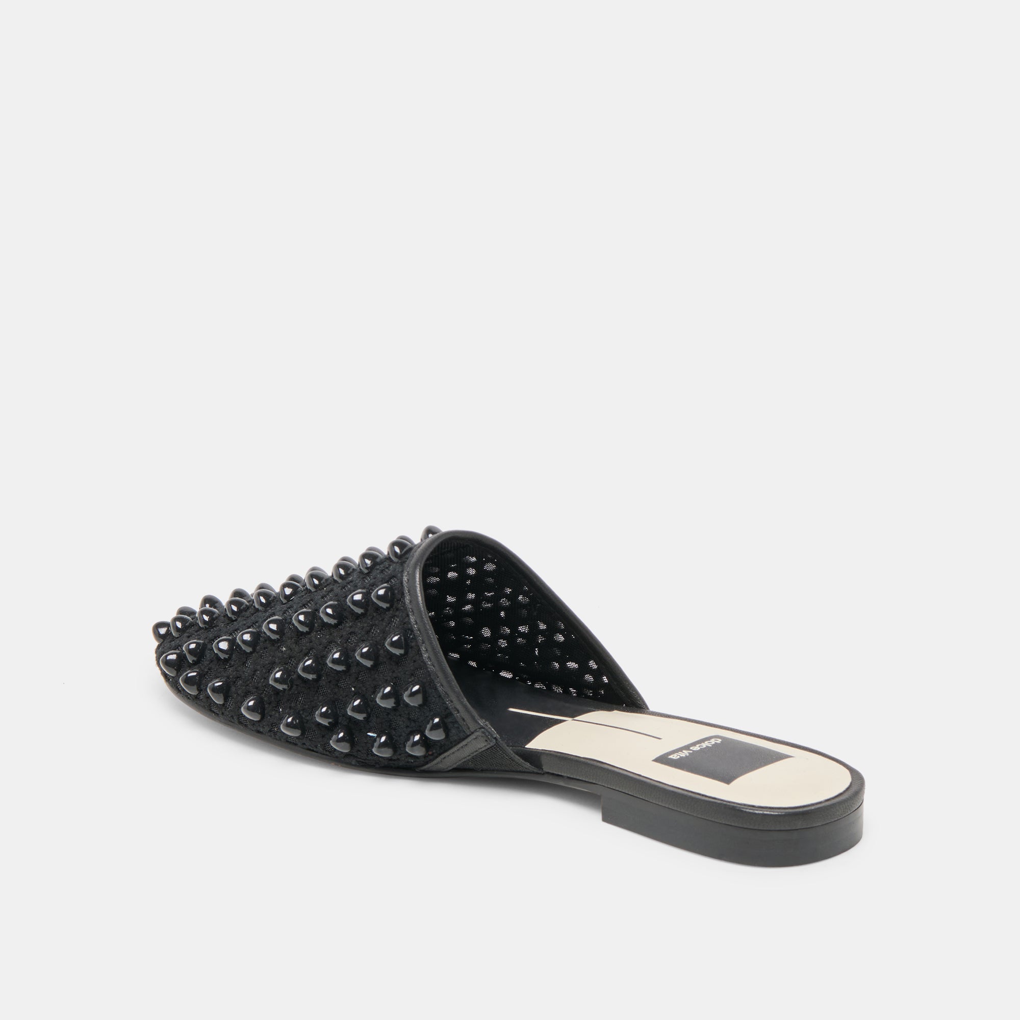 ROVA BEAD FLATS ONYX BEADED MESH - Stylish & Comfortable Women's Sandals for Casual Wear, Beach & Summer Outfits
