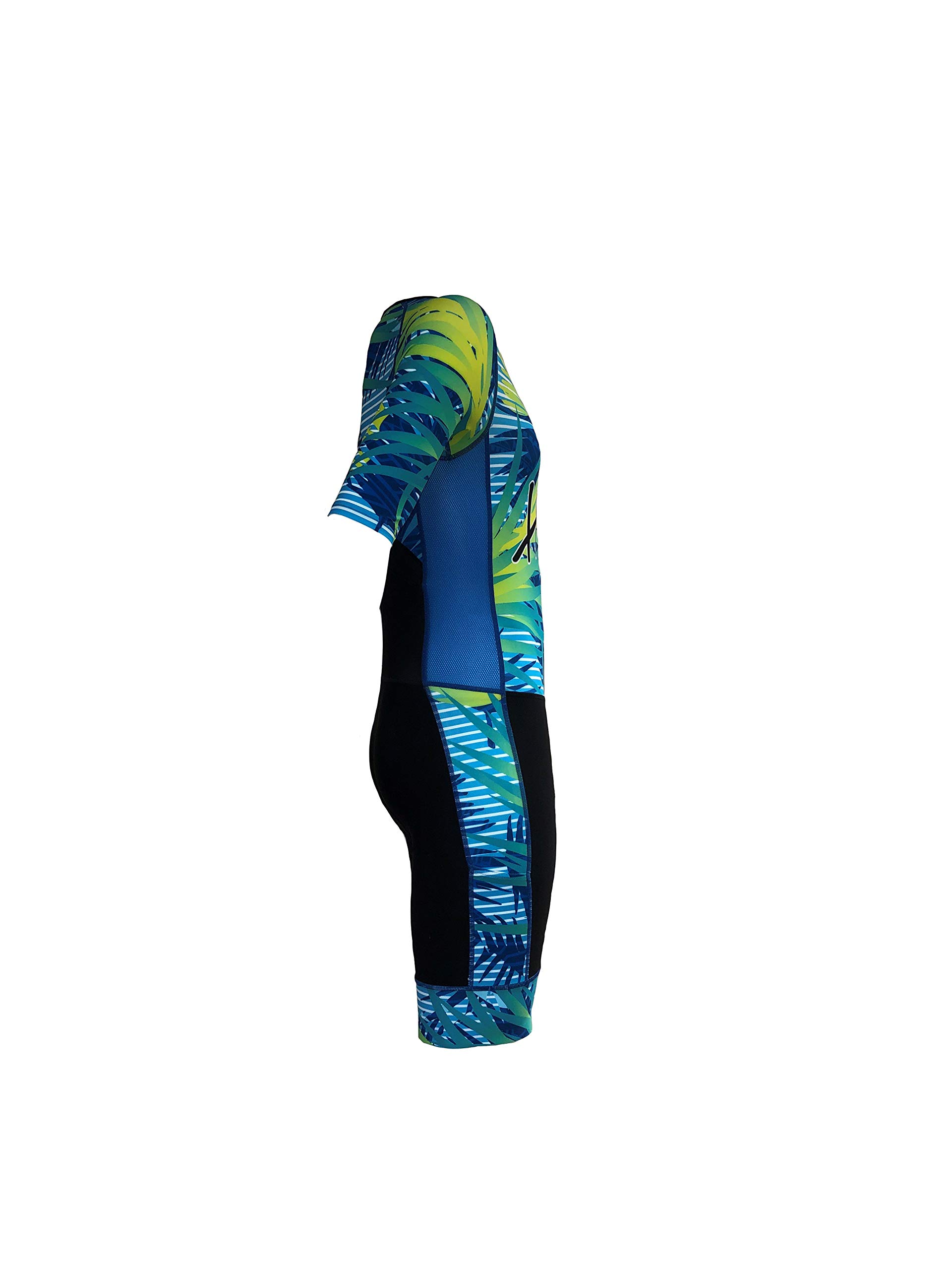 Prima 2 LD Aero Sleeved Trisuit for Men - Triathlon Wetsuit with Compression & Aerodynamic Design - Kona Edition - Perfect for Ironman, Sprint & Olympic Triathlon Races