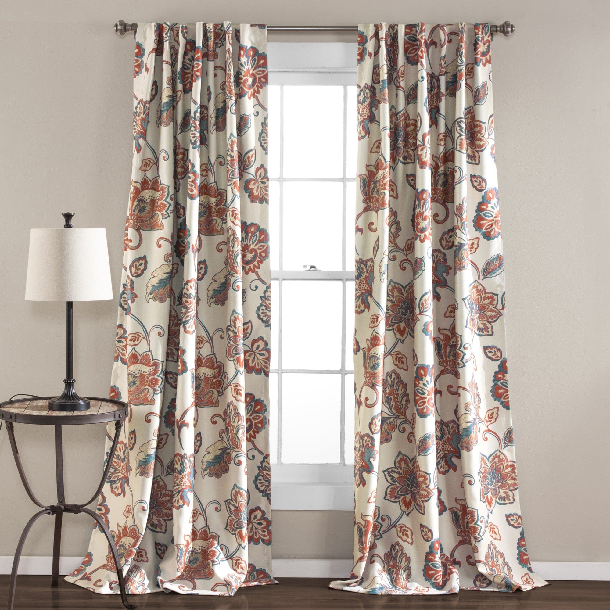 Aster Light Filtering Window Curtain Set - Blackout Sheer Panels for Living Room & Bedroom - Soft & Breathable Fabric - 84 Inch Length - Perfect for Home Decor & Privacy Protection