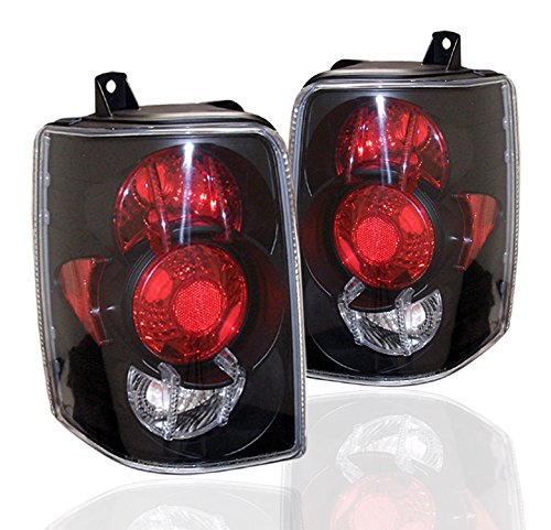 Black Tail Brake Lights Rear Lamps for 1993-1998 Jeep Grand Cherokee - High Visibility LED Safety Lights for Night Driving & Off-Road Adventures