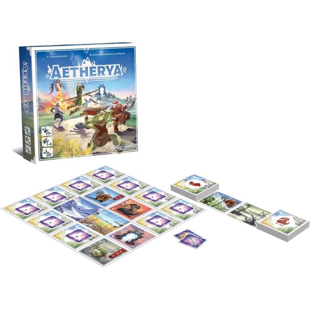 HUCH! Aetherya Strategy Board Game - Fantasy Adventure for 2-4 Players | Perfect for Family Game Nights & Strategy Enthusiasts