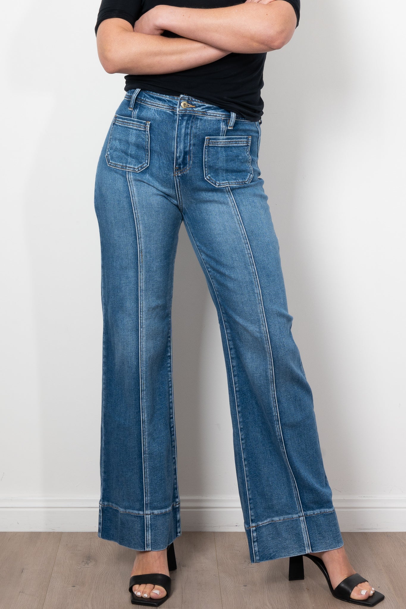 Kireina Farrah Jean Dakota Wash - Premium Women's Jeans for Casual & Chic Style | Perfect for Everyday Wear, Outings & Fashionable Looks