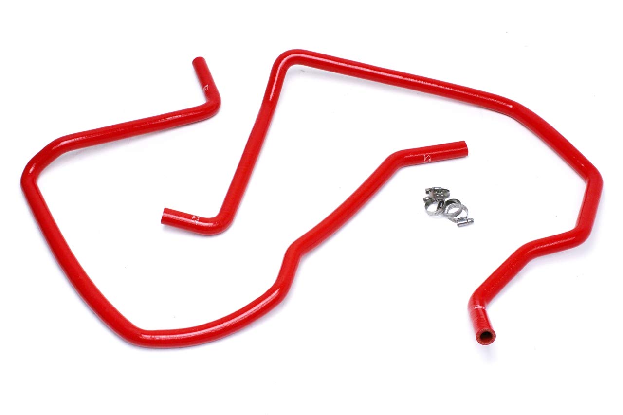 HPS 57-1498H-RED High-Temperature Red Silicone Heater Hose - Durable & Flexible for Automotive, HVAC & Industrial Applications - Perfect for Radiator, Coolant & Heating Systems