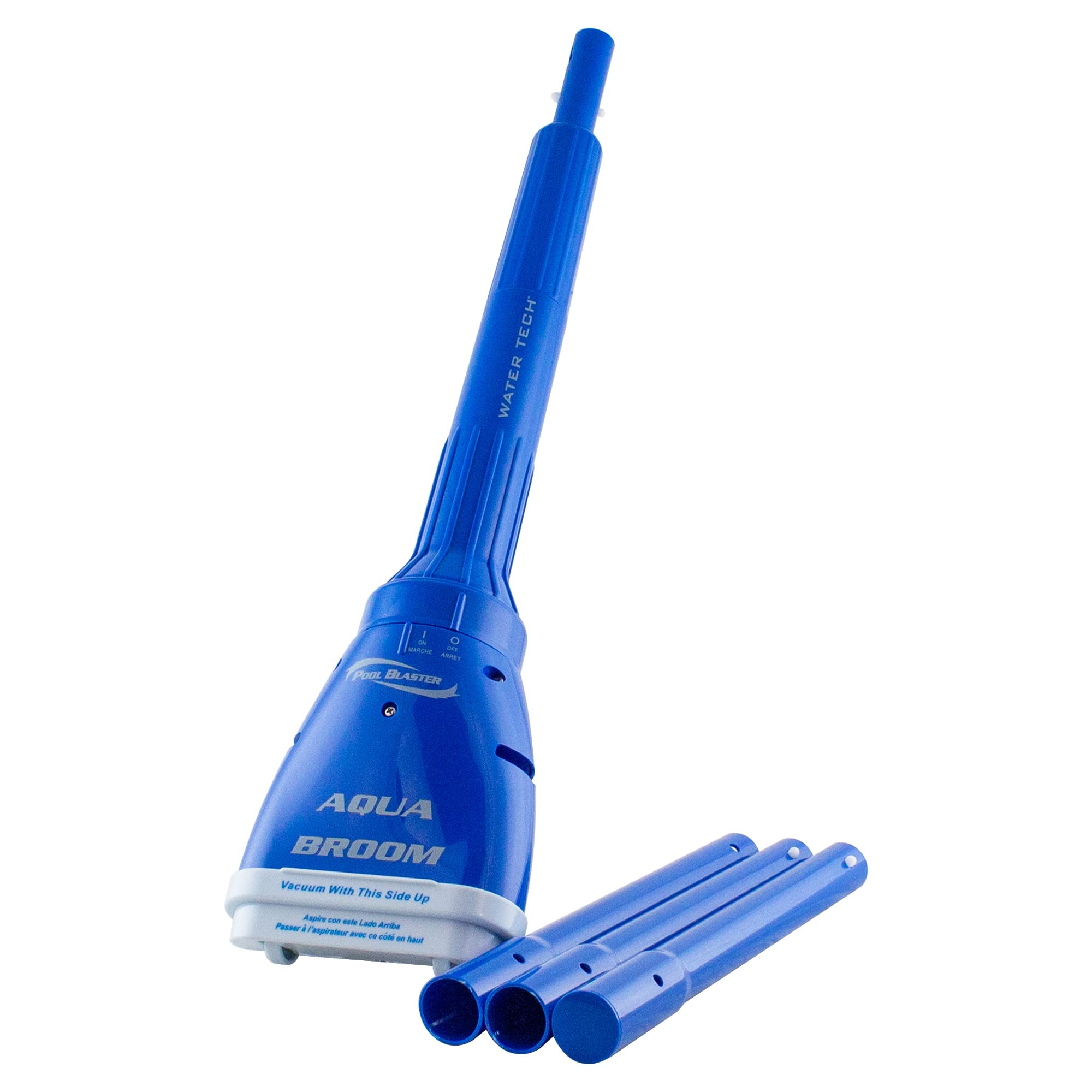 **POOL BLASTER Aqua Broom Ultra Cordless Pool & Spa Vacuum – Battery-Powered Handheld Cleaner for Sand, Silt & Small Debris – Includes Pole Set – Ideal for Hot Tubs, Inground & Above Ground Pools – Perfect for Tight Spaces & Quick Cleanups**