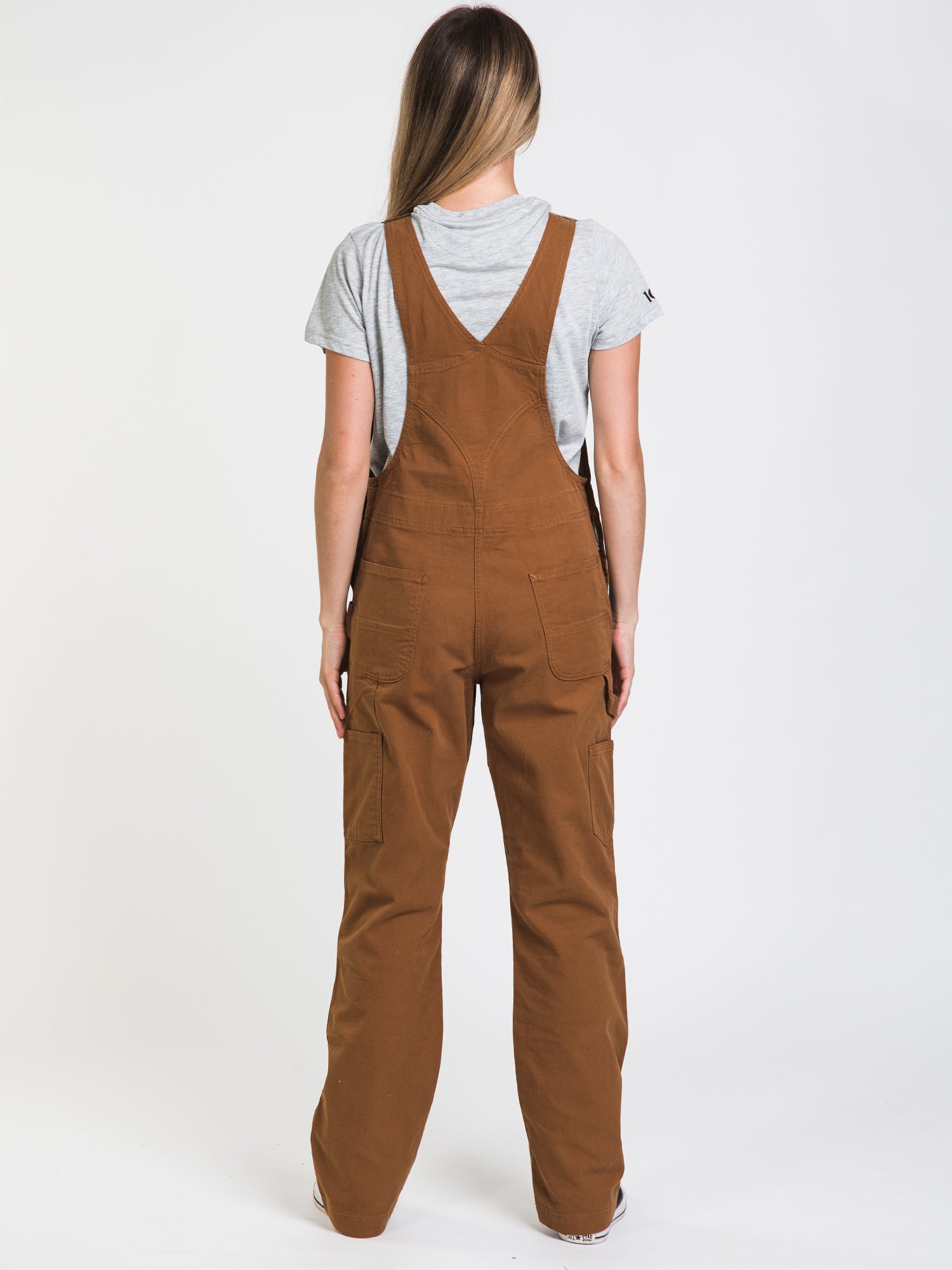 Carhartt Loose Fit Canvas Bib Overalls for Men - Durable Workwear for Construction, Farming & Outdoor Activities - Clearance Sale