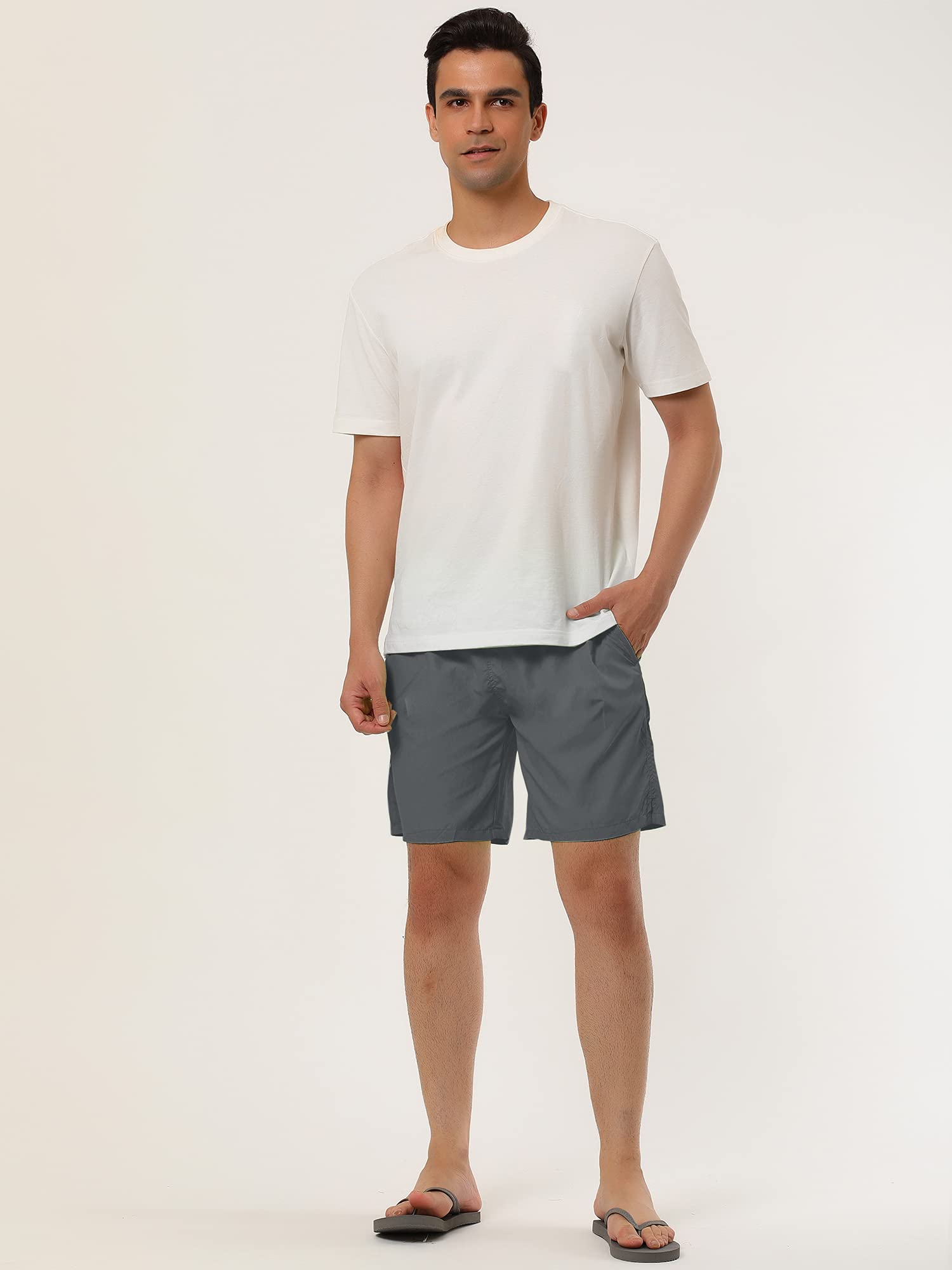 Lars Amadeus Men's Quick-Dry Swim Shorts with Mesh Lining - Comfortable Beach Shorts for Swimming, Surfing & Summer Outdoor Activities | Perfect for Pool, Vacation & Water Sports