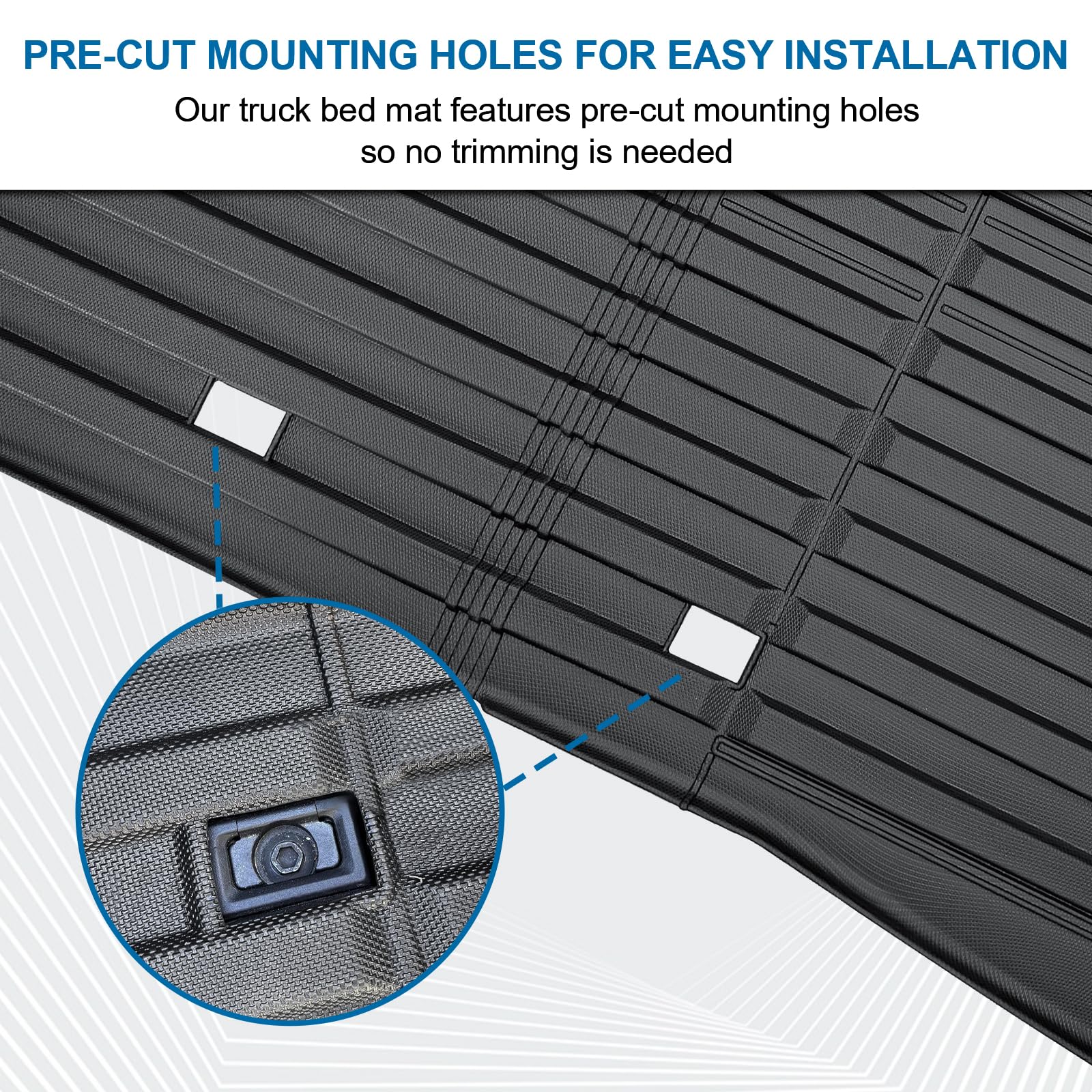 Durable All-Weather Truck Bed Mat for Tesla Cybertruck 2024 | Heavy-Duty TPE Cargo Liner | Waterproof & Anti-Slip Protection | Perfect for Hauling, Camping & Off-Road Adventures