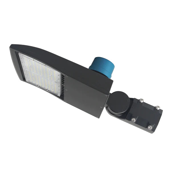 RadiantLite RL 8ESB150W 150W LED Shoebox Flood Light - 5000K Daylight White, IP65 Waterproof, Outdoor Security Lighting for Parking Lots, Driveways, and Building Facades
