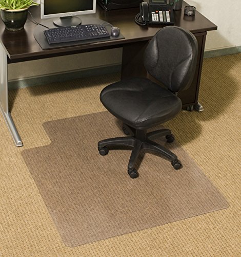 ES Robbins EverLife Chair Mats for High to Extra-High Pile Carpet - Durable Office Floor Protection for Rolling Chairs on Thick Carpets - Perfect for Home Office, Workstation & Computer Desk Use