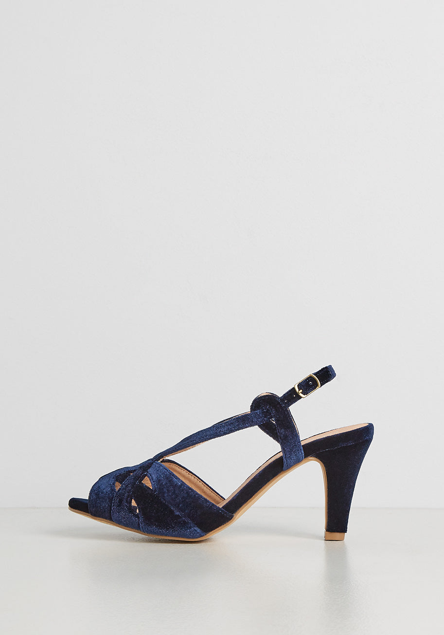 Luxury Velvet High Heels for Women - Elegant & Comfortable Dress Shoes for Parties, Weddings & Special Occasions