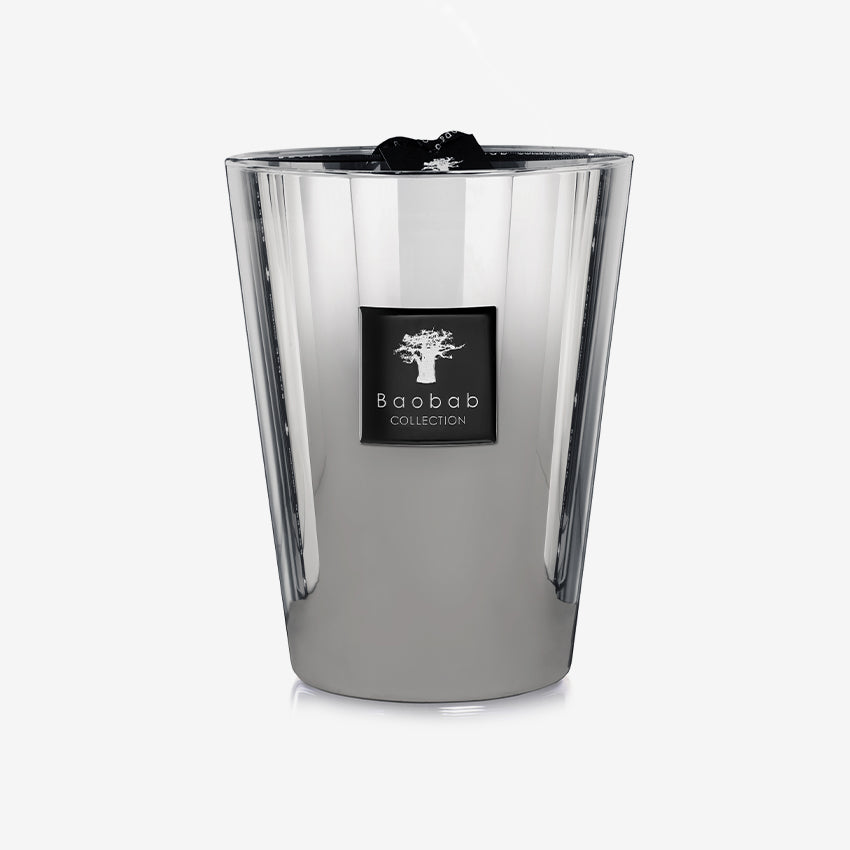 Baobab Collection Les Exclusives Platinum Scented Candle - Luxury Home Fragrance for Living Room, Bedroom & Bathroom Decor