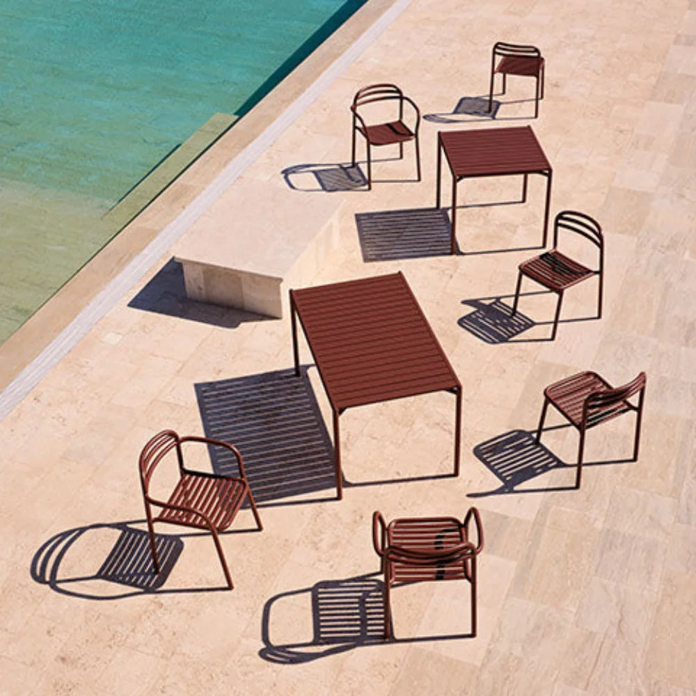 Bliss Outdoor Rectangular Dining Table - Weather-Resistant Patio Furniture for Backyard, Garden & Poolside Dining | Perfect for Outdoor Entertaining & Family Gatherings