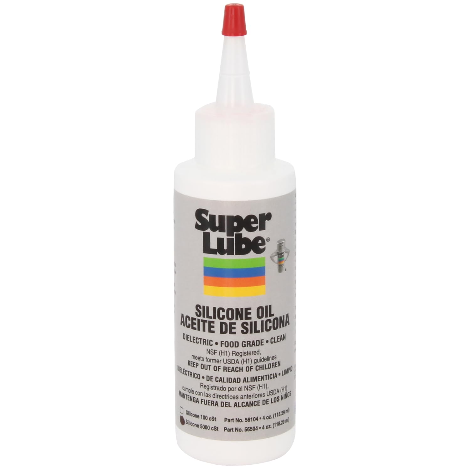 Super Lube Silicone Oil - NSF Certified Food Grade (4oz Bottle, Clear) | High & Low Temperature Stable (-40°F to 400°F) | Ideal for Kitchen Equipment, Food Processing Machinery & Industrial Lubrication