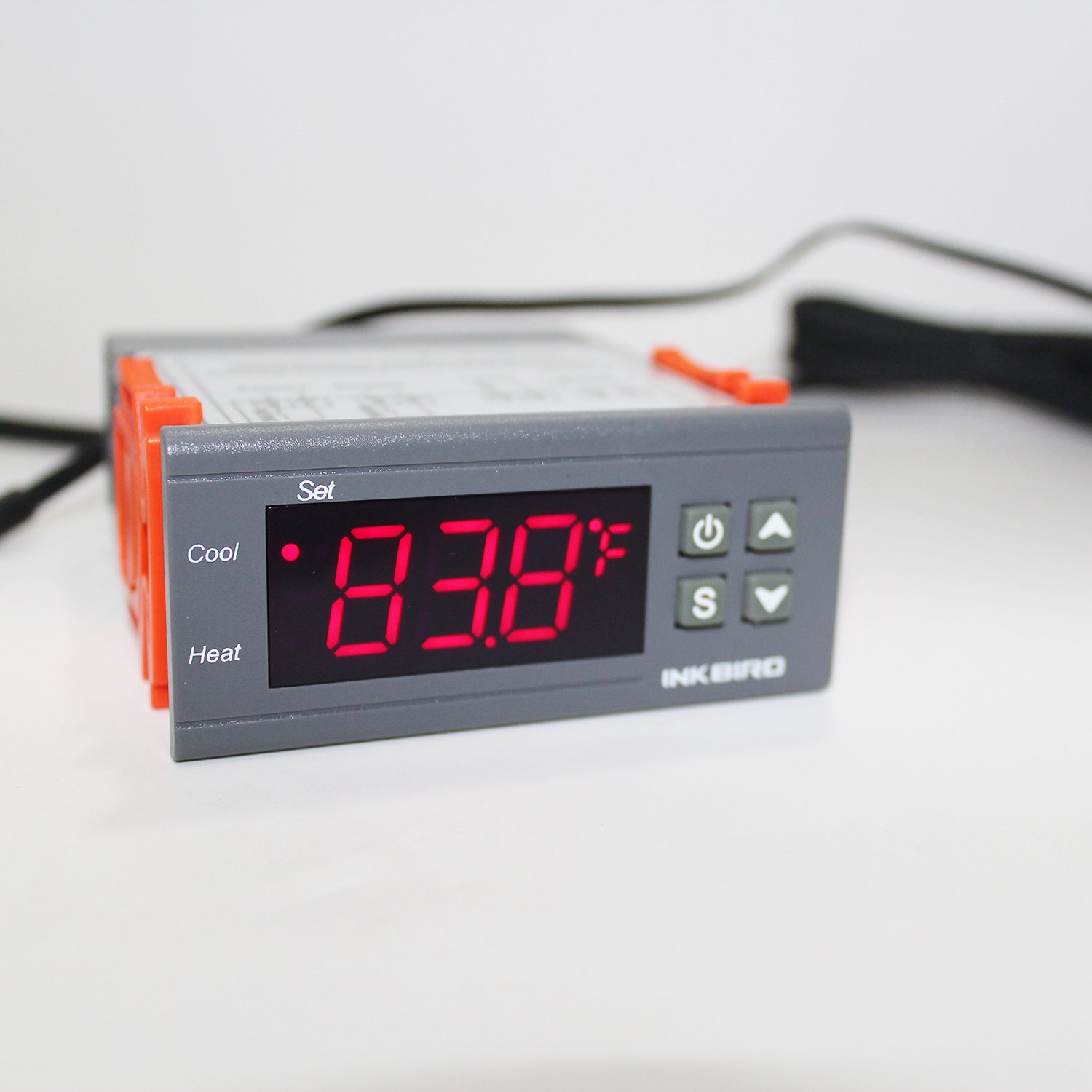 Inkbird ITC-1000F Dual Stage Digital Temperature Controller - Precise Cooling & Heating Thermostat with Celsius/Fahrenheit Display for Homebrew, Aquarium, Reptile & Greenhouse Use