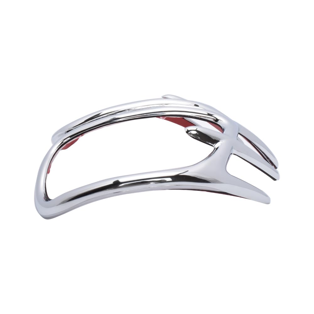 Chrome Rearview Mirror Accent Grilles for Honda GL1800 Goldwing Motorcycle 2001-2017 - Upgrade Your Bike's Style & Visibility for Touring & Cruising