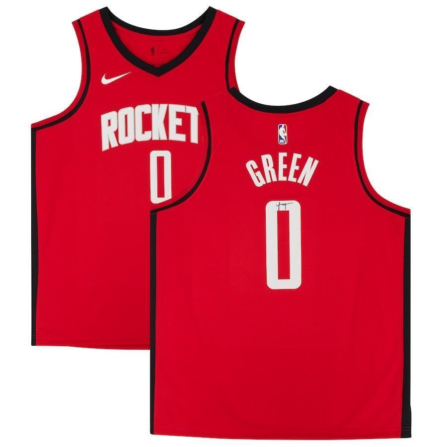 Authentic Jalen Green Signed Houston Rockets 2021-22 Nike Swingman Icon Jersey - Limited Edition Collectible for NBA Fans & Memorabilia Enthusiasts - Perfect for Display, Gifting, and Sports Memorabilia Collections