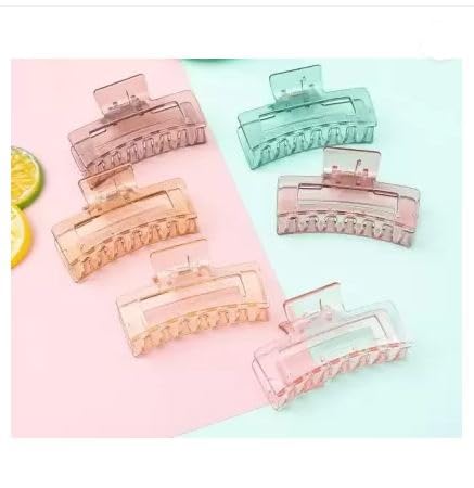 Shyambika Multicolor Hair Clips for Women - Stylish Hair Claw Clutcher Accessories | Perfect for Parties, Weddings & Everyday Use