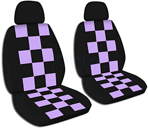 Black and Violet Checkers
