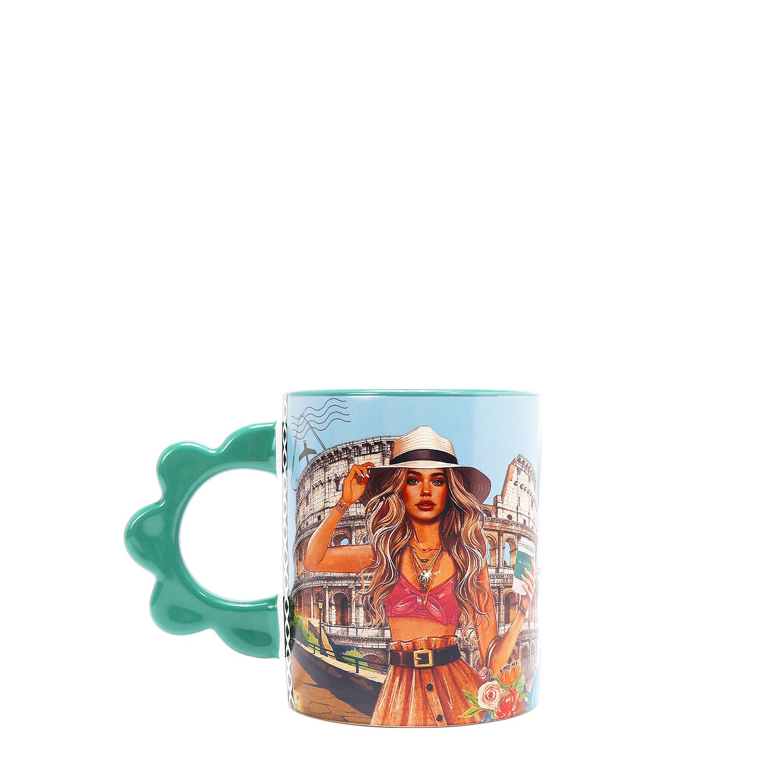 Premium Ceramic Mug with Floral Design - Elegant Coffee & Tea Cup for Home, Office, or Gift - Perfect for Morning Brews, Afternoon Tea, and Cozy Moments