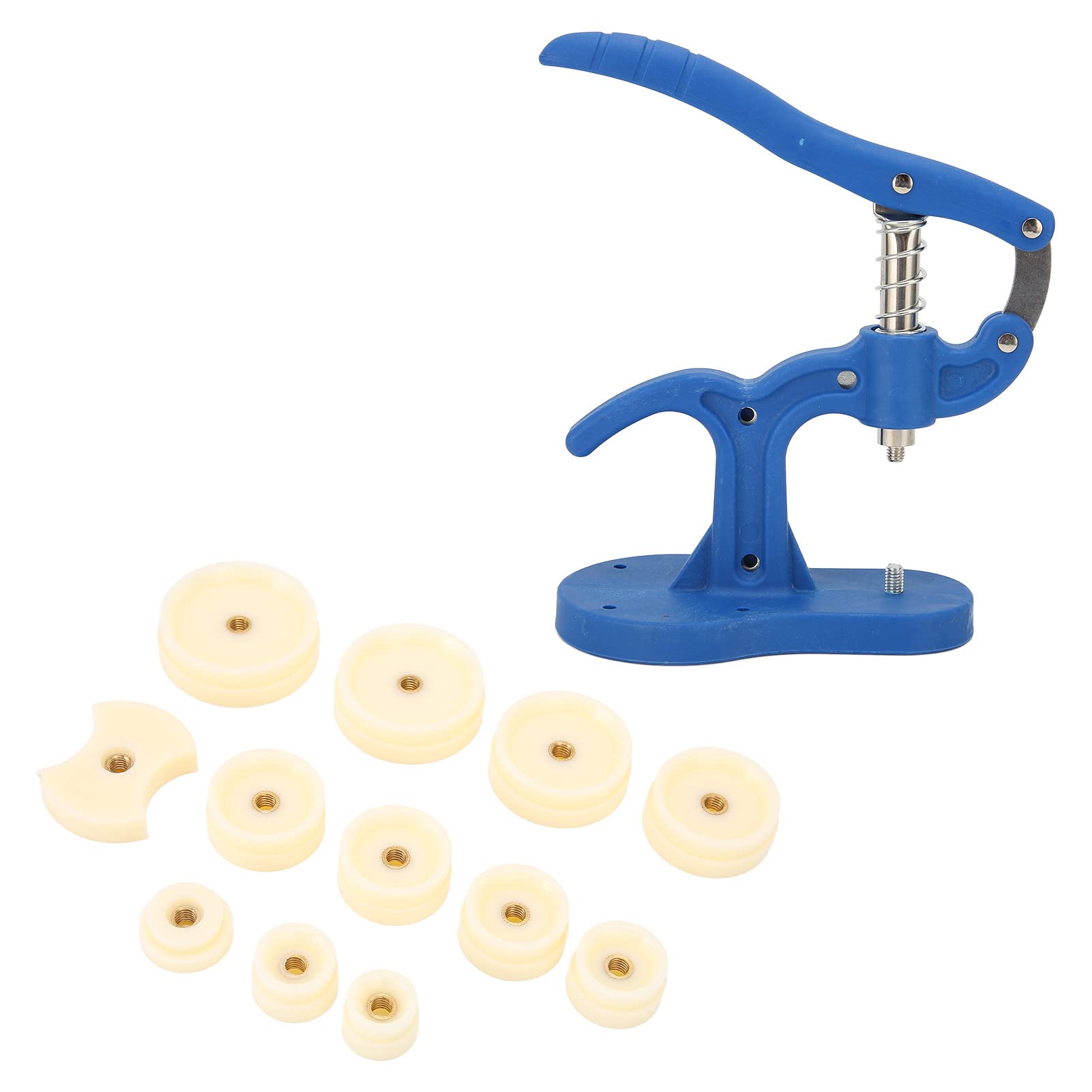 Watch Repair Kit - 12pcs Nylon Case Closer & Dies for Watch Battery Replacement & Back Pressing | Professional Watchmaker Tools