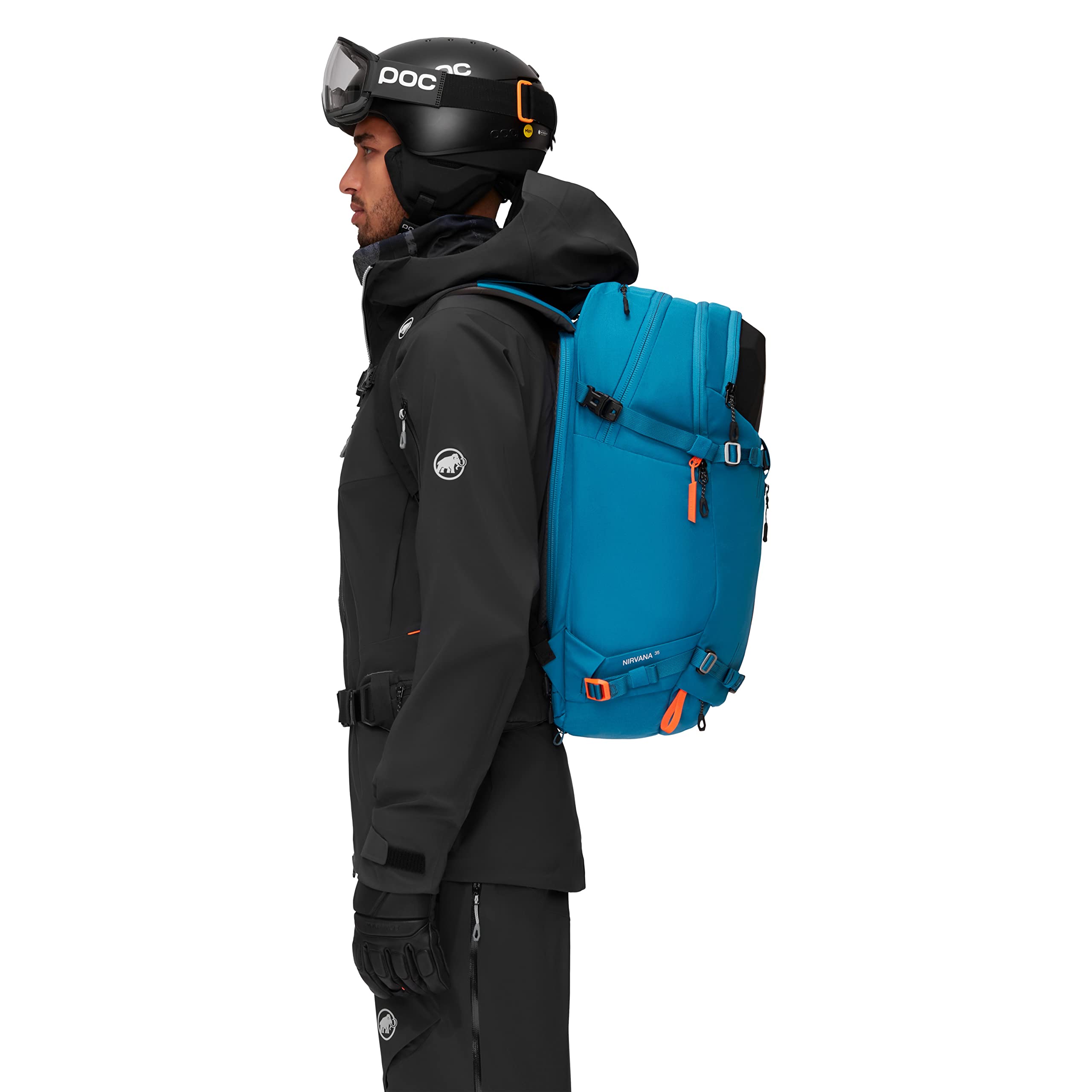 Mammut Nirvana 35 Backpack - Lightweight Ski Touring & Mountaineering Pack for Men & Women - Durable Hiking Backpack for Backcountry Skiing, Climbing & Outdoor Adventures