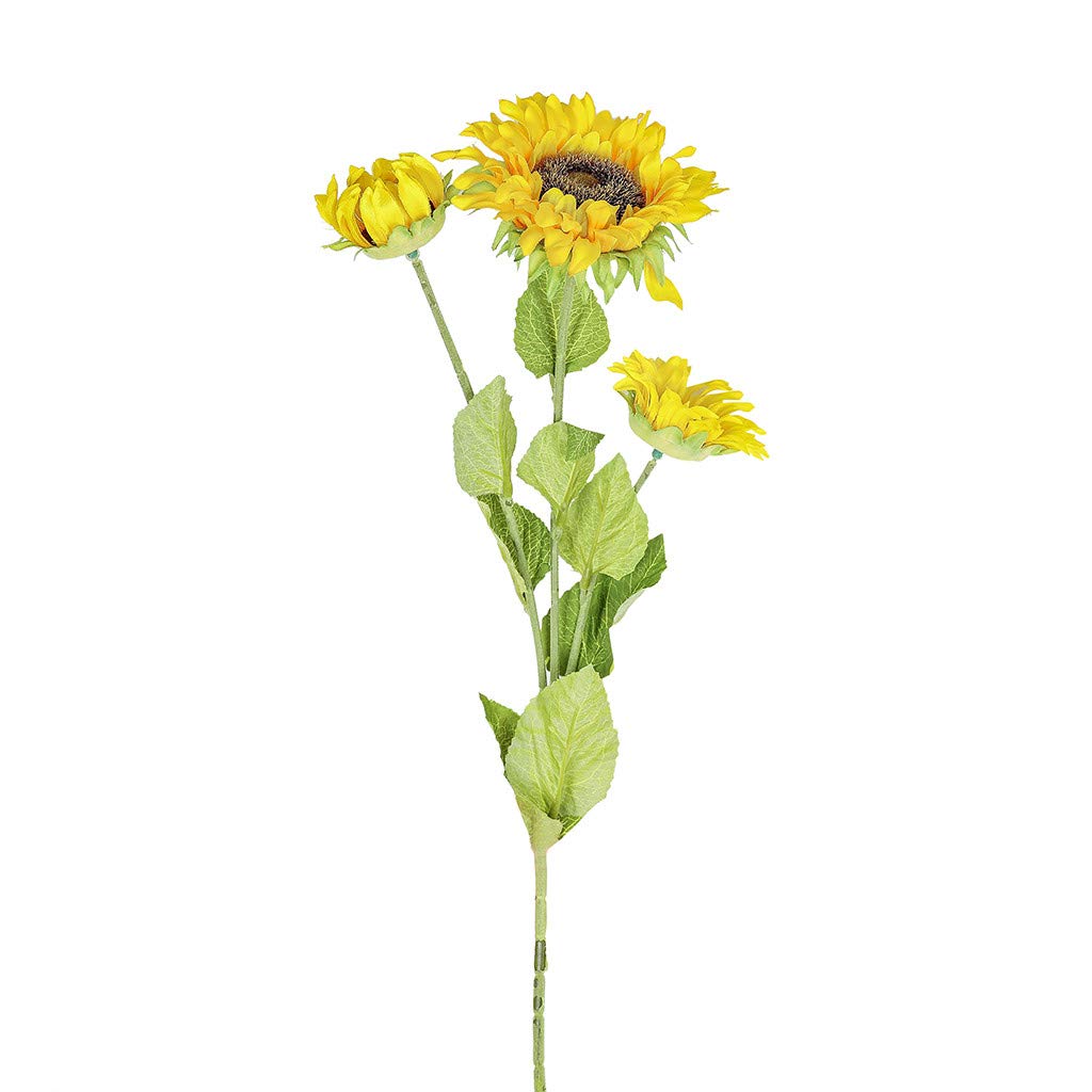 66cm Artificial Sunflower Bouquet - Fake Sunflowers for Wedding, Home, Garden Decor - Perfect for Centerpieces, Party Decorations, and Instagram Photos