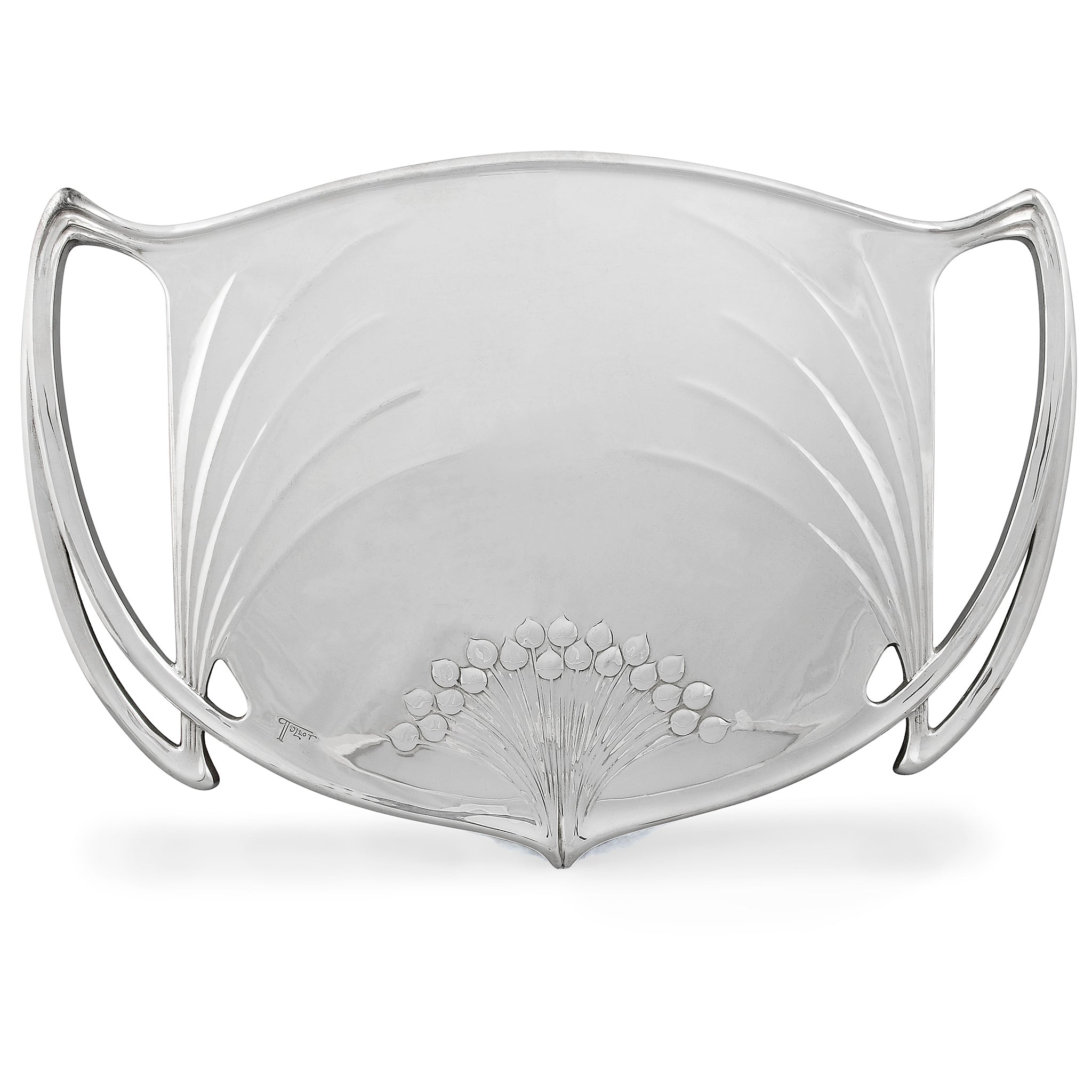 Paul Follot Silver Coffee & Tea Set - Elegant 4-Piece Serving Set for Afternoon Tea, Entertaining & Home Decor (Coffee Pot, Teapot, Sugar Bowl, Creamer)