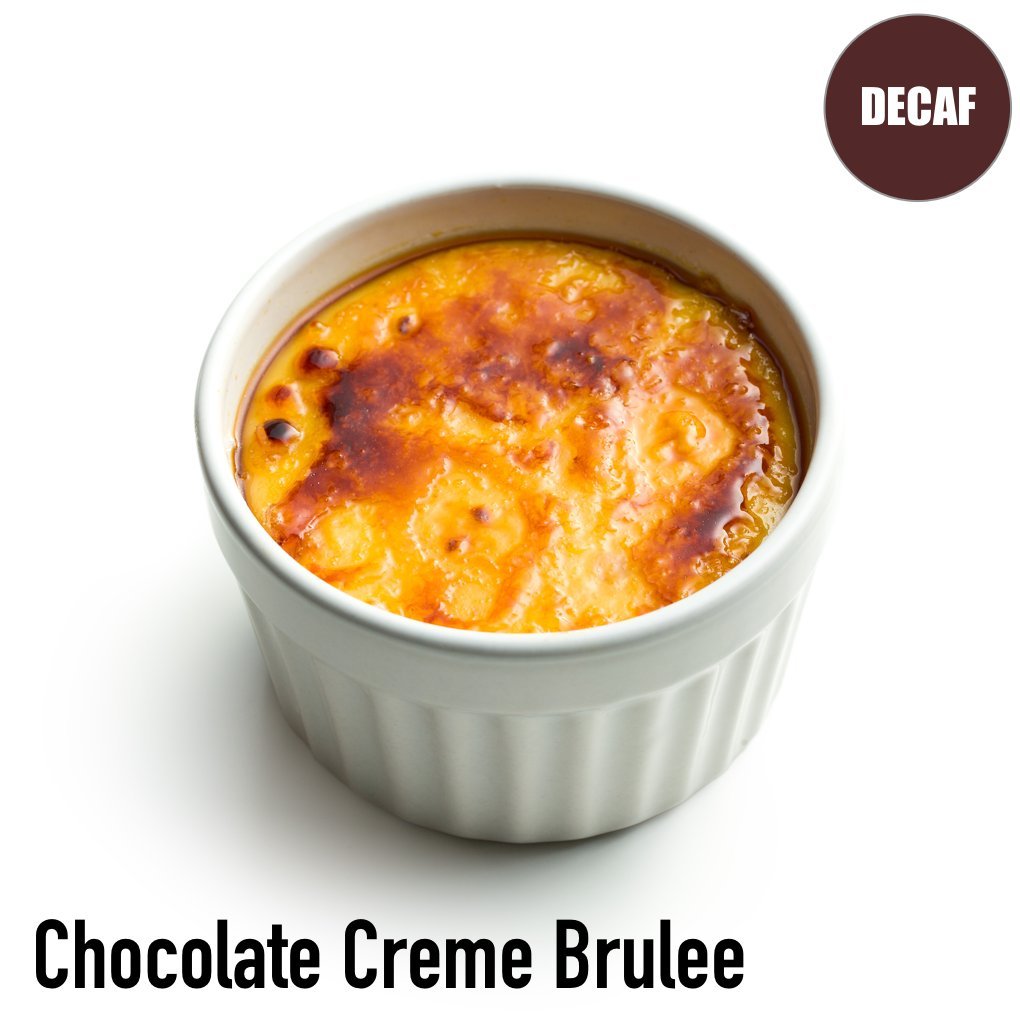 Decaf Chocolate Creme Brulee Flavored Ground Coffee - Fresh Roasted 5 lb Bag | Perfect for Dessert Pairings & After-Dinner Relaxation