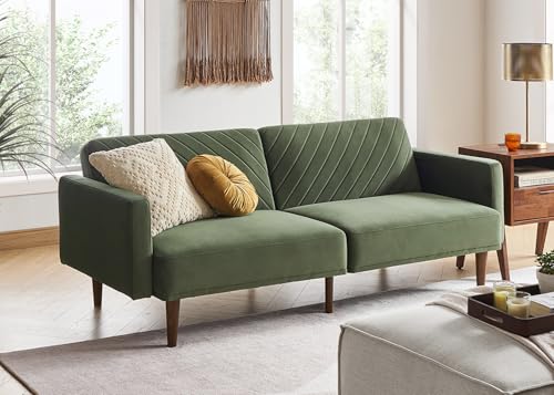 Olive Green Premium Velvet