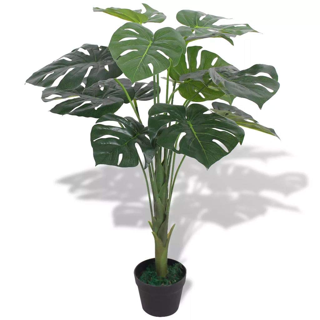 Artificial Monstera Plant with Pot - 27.6