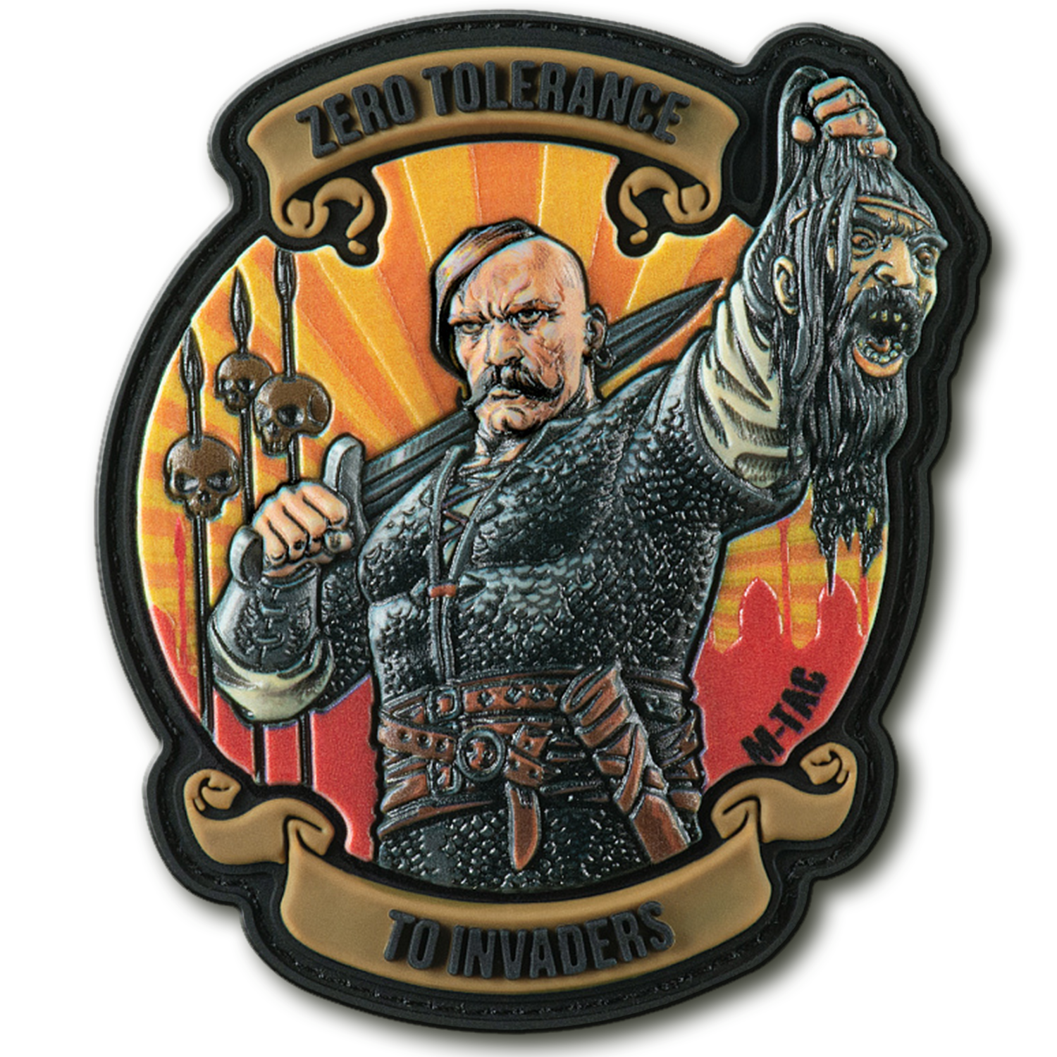 Zero Tolerance PVC Morale Patch - Tactical Military Patch for Uniforms, Vests & Backpacks - Perfect for Military, Police & Outdoor Enthusiasts