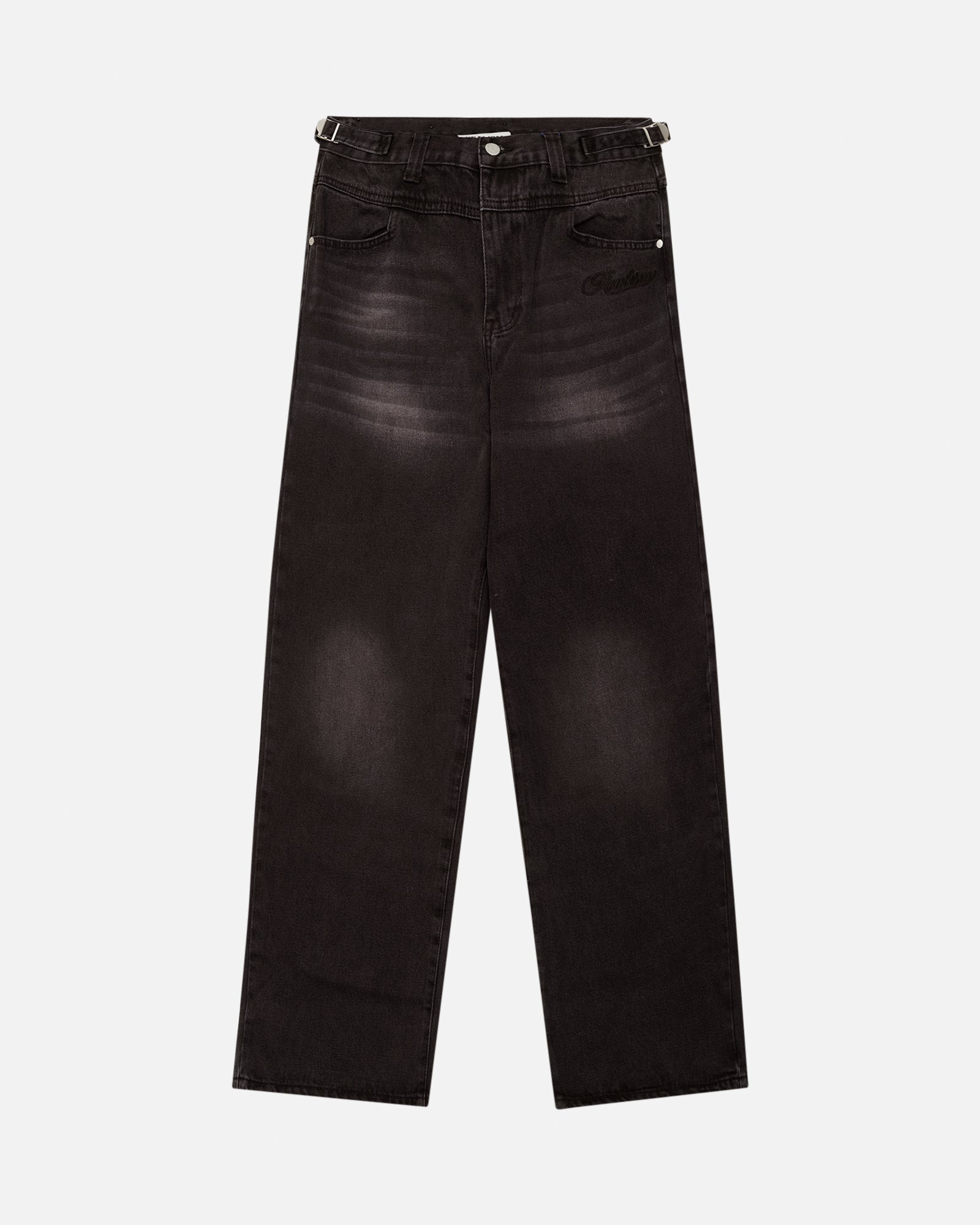SSS Realism Signature Denim Washed Black Jeans for Men - Stylish & Comfortable for Casual Wear, Night Out & Everyday Fashion