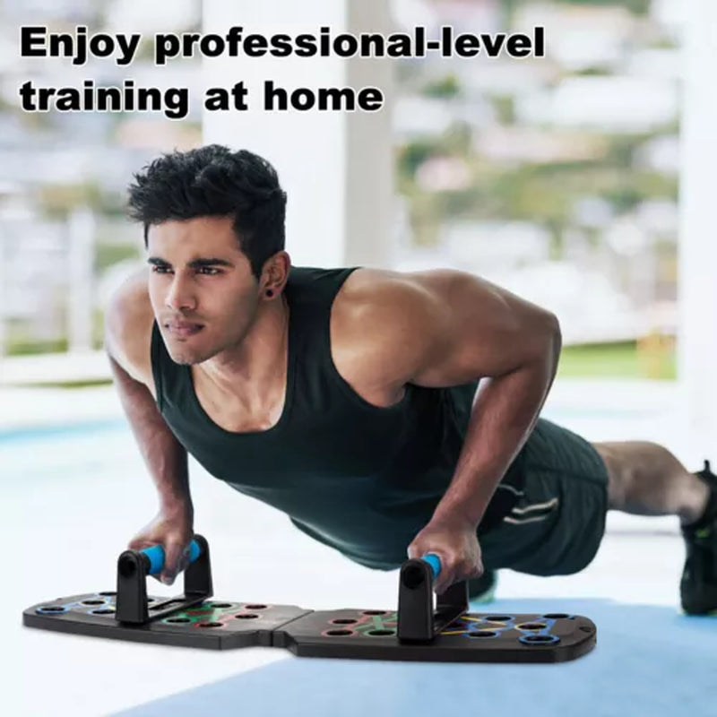 28-in-1 Push Up Board System - Multifunctional Home Gym Equipment for Strength Training & Fitness Workouts - Perfect for Home Exercise, Muscle Building & Full Body Workout