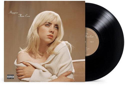 Billie Eilish Happier Than Ever Vinyl Record - Limited Edition 2LP 100% Black Recycled Vinyl - Collector's Item for Music Lovers & Audiophiles - Perfect for Home Listening, Gifts & Vinyl Collections