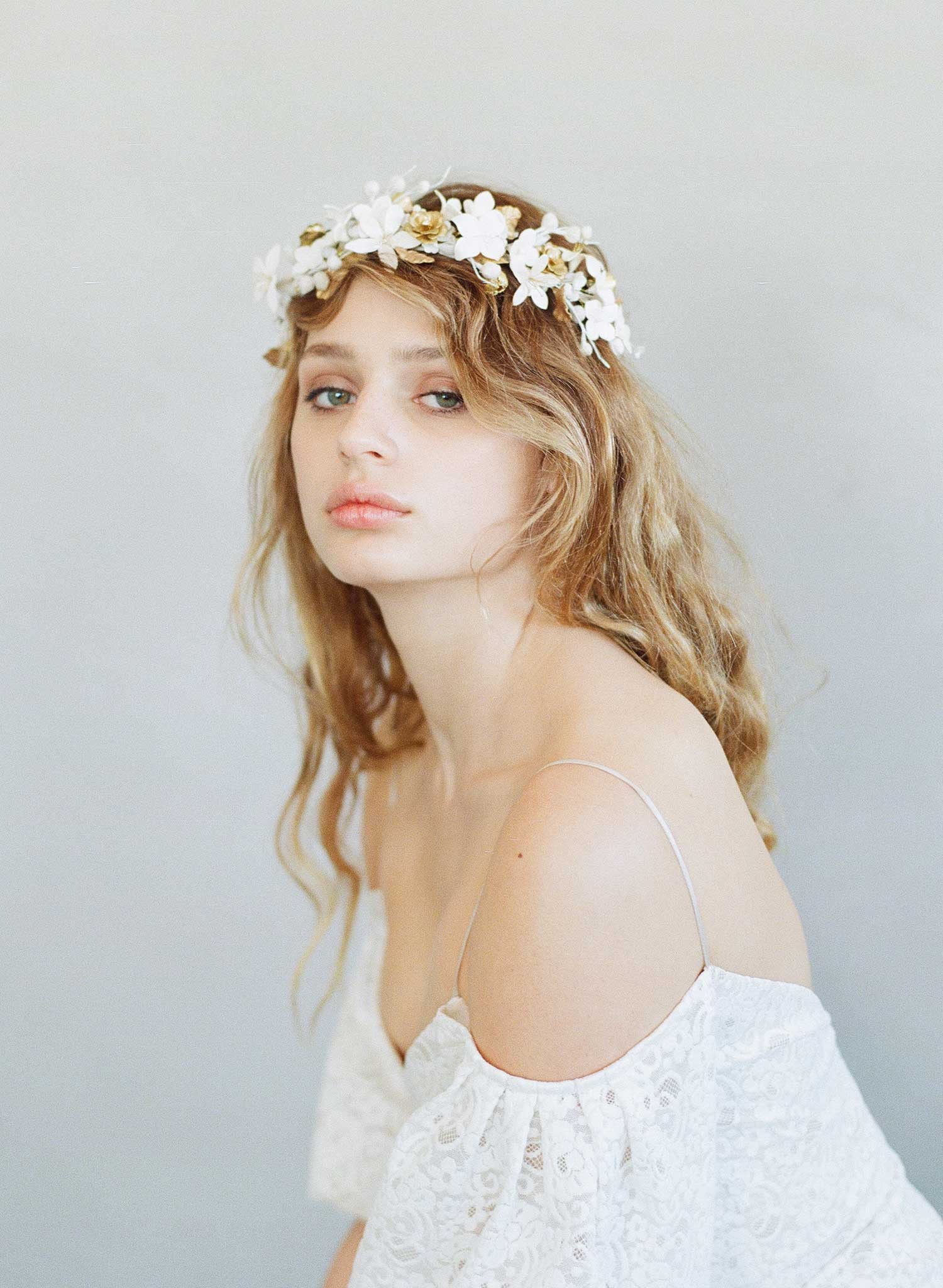 Woodland Flora Headband - Style #747 | Nature-Inspired Hair Accessory for Women, Perfect for Outdoor Weddings, Festivals & Boho Fashion